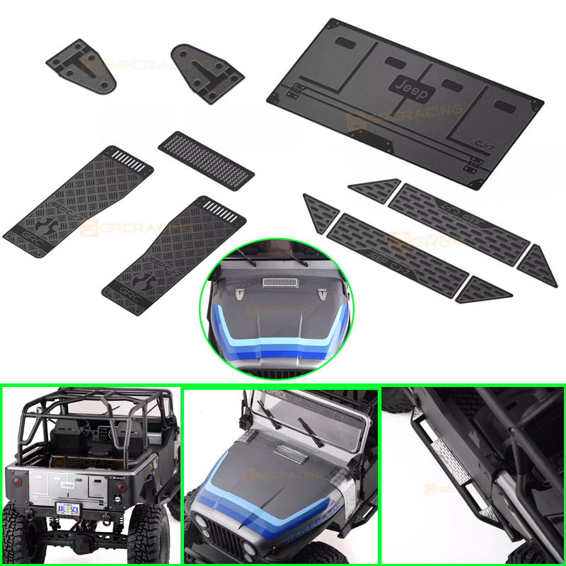 Fpv Drone Tool Kit - Metalen Auto Shell Beschermplaat Uiterlijk Decoratie